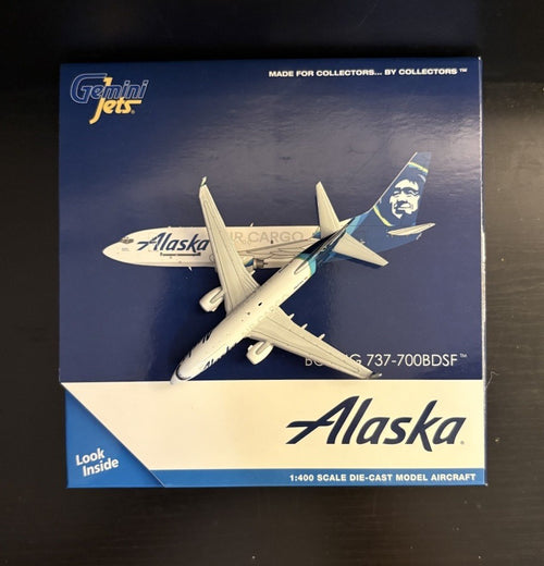 GeminiJets 1:400 Alaska Airlines Boeing 737-700BDSF N627AS GJASA2028 Airplane