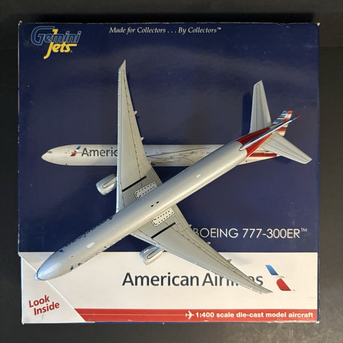GeminiJets 1:400 American Airlines Boeing 777-300ER N718AN GJAAL1279 Scale Model