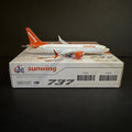 JC Wings 1:400 Sunwing Airlines Boeing 737 MAX 8 C-FYXC Diecast Aircraft Model