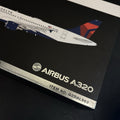 GeminiJets 1:200 Delta Air Lines Airbus A320 N376NW G2DAL963 Diecast Scale Model