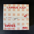 Phoenix Models 1:400 Swiss Airbus A321 HB-ION Diecast Scale Model Airplane