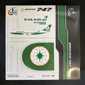 JC Wings 1:400 Eva Air Boeing 747-400 B-16411 JC4EVA0110 Scale Model Airplane