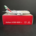 GeminiJets 1:400 Emirates Airbus A380 A6-EOA GJUAE1557 Real Madrid Scale Model