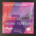 NG Models 1:400 Alaska Airlines Boeing 737-900ER N493AS More to Love NGM79023