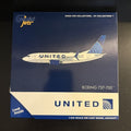 GeminiJets 1:400 United Boeing 737-700 N21723 Split Scimitar Evo Blue GJUAL2024