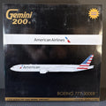 GeminiJets 1:200 American Airlines Boeing 777-300ER N736AT G2AAL1076F Flaps Down