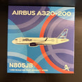 Altitude Models 1:400 JetBlue Airways Airbus A320 N805JB Scale Diecast Airplane