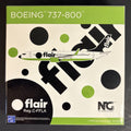 NG Models 1:400 Flair Airlines Boeing 737-800 C-FFLA 58113 Scale Model Airplane