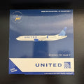 GeminiJets 1:400 United Airlines Boeing 737 MAX 9 N37555 GJUAL2226 Scale Model
