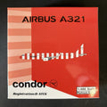 Phoenix Models 1:400 Condor Airbus A321 D-ATCG Scale Diecast Airplane Model