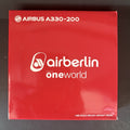 JC Wings 1:400 Air Berlin Airbus A330-200 D-ABXA JC4BER022 OneWorld Scale Model