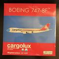 Phoenix Models 1:400 Cargolux Boeing 747-8F Mask LX-VCF PH411638 Scale Model