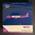 GeminiJets 1:400 WOW Airbus A321neo TF-SKY GJWOW1686 Scale Model Diecast